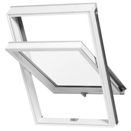 RoofLITE DURO APX 700 C4A White PVC Centre Pivot Roof Window 55x98cm