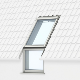 VELUX EFW MK08 0032B Triple Vertical Combination Tile Flashing 78x140cm