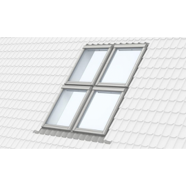 VELUX EKL CK02 S0222 Quatro Combination Slate Flashing 100mm Gap 55x78cm