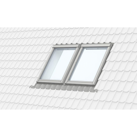 VELUX EKN CK06 0021E Coupled Recessed Slate Flashing 100mm Gap 55x118cm