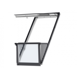 VELUX GDL PK19 SD0L001 White Paint Single Balcony for Slate 94x252cm