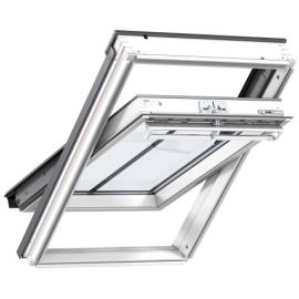 VELUX GGL UK04 SD5N2 Conservation White Paint Centre Pivot Recessed Slate Kit 134x98cm