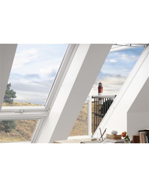 VELUX CABRIO GDL SK19 SK0L222 WHITE PAINT DOUBLE BALCONY FOR SLATE 238X252CM